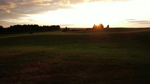 Enchanting sunset Stock Footage 157758585