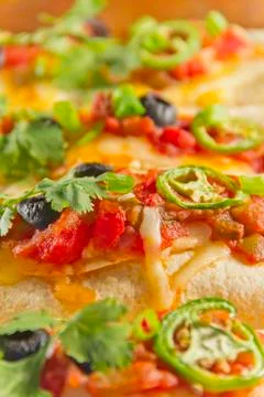 Enchilada casserole Stock Photos