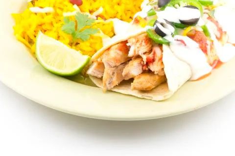 Enchilada rice Stock Photos