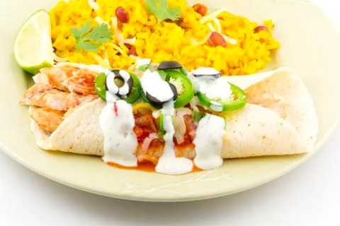 Enchilada rice Stock Photos