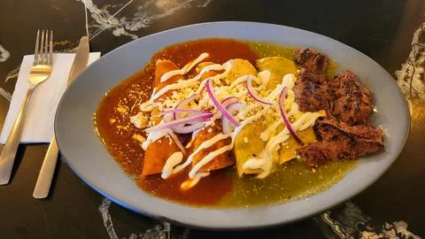 Enchiladas 스톡 사진