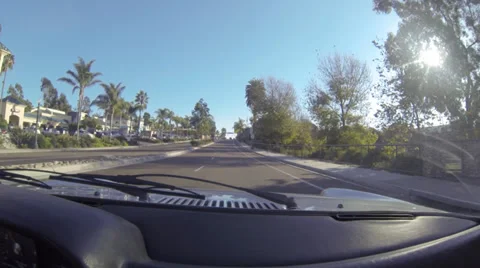 Encinitas sign from a car Video stock 32927299