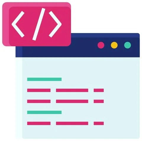 Encoding icon, Blockchain related vector illustration Illustration