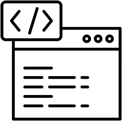 Encoding icon, Blockchain related vector illustration Illustration