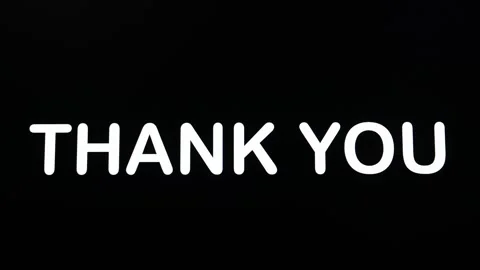 Encoding the letters of the words thank you in uppercase and boldface as Vidéo 261688012