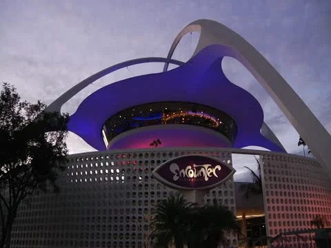 Encounter Restaurant at LAX time lapse Stock Footage 18178751