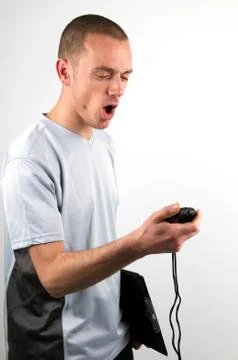 Encouraging Coach  Foto stock