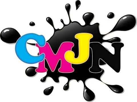 Encre cmjn Illustration