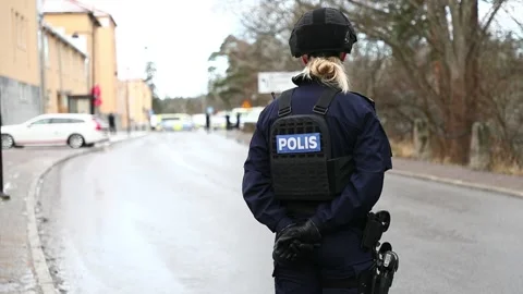 Encrochat material, Murder trial, Linköping District Court, Linköping, Sweden 動画素材 194700221