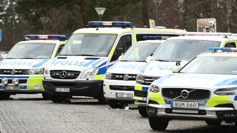 Encrochat material, Murder trial, Linköping District Court, Linköping, Sweden Stock Footage 194700227