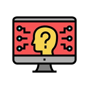 Encrypt security system color icon vector illustration 스톡 일러스트