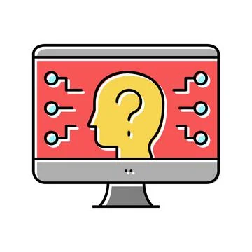 Encrypt security system color icon vector illustration 库存插图