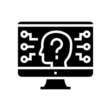 Encrypt security system glyph icon vector illustration 스톡 일러스트