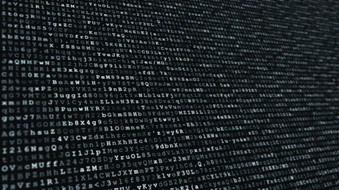 Encrypted Data Stock Footage 278578845