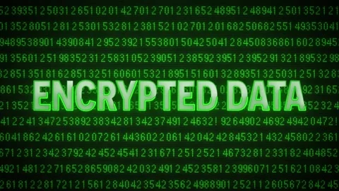 Encrypted Data Protection Title Intro Stock After Effects