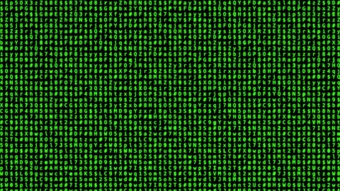 Encrypted Data Stream Stock Footage 326963197