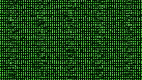 Encrypted Data Stream Illustrazione stock