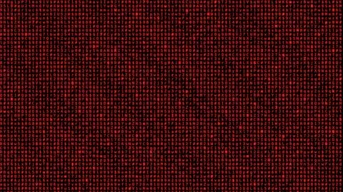 Encrypted Data Stream Visualization Stock Illustration