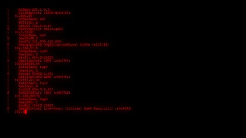 Encrypted fast long scrolling programming security hacking code data flow stream Stock Footage 102314937