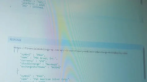 Encrypted fast scrolling programming code Stock Footage 150068683
