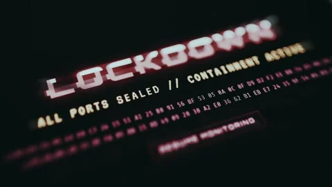 Encrypted File Extraction Macro Close Up Stock Footage 336368917