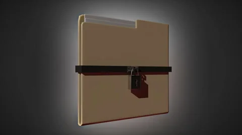 Encrypted folder concept encrypt data secure Stock Footage 59529084