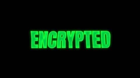 ENCRYPTED Stock Footage 336034885