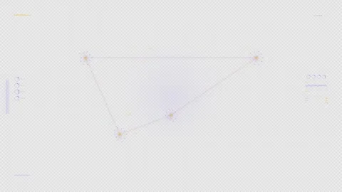 Encrypted HUD Wireframe Digital Globe: Console : 4K Alpha Video stock 332932507