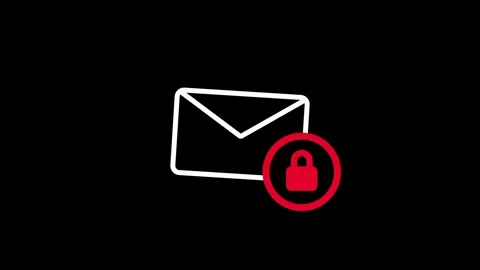 Encrypted mail Stock Footage 334342994
