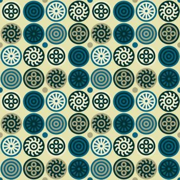 Encrypted symbols seamless pattern Stock Illustration