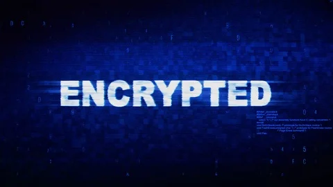 Encrypted Text Digital Noise Twitch Glitch Distortion Effect Error Animation. 動画素材 106736682