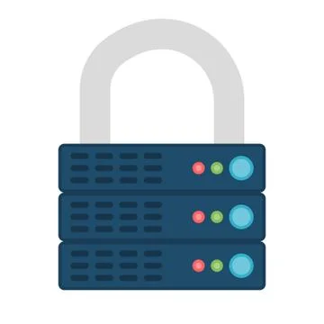 Encrypted Vector Icon Stock Illustration