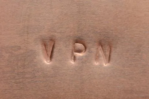 The encrypted VPN connection using Stock-Fotos