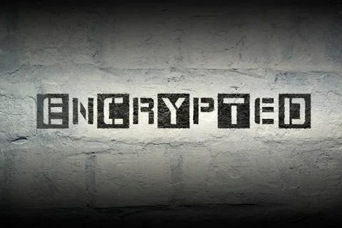 Encrypted WORD GR Stock Illustration