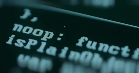 Encrypting information, cyber security concept, macro view Stock Footage 310805712