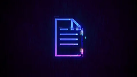 Encryption Cyber Security File Icon Animation Reveal Vídeo Stock 348158772