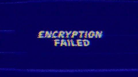 ENCRYPTION FAILED Retro Text Intro Effects Stock Footage 328192844