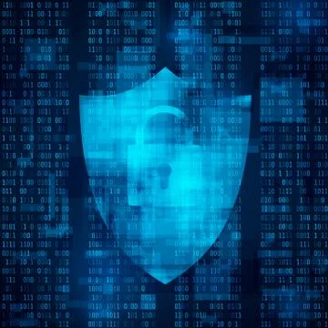 Encryption information concept. Internet sequrity system. Data protection Stock Illustration