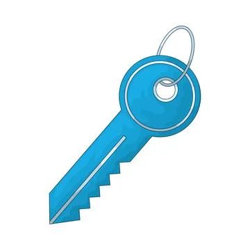 Encryption key illustration Stock Illustration
