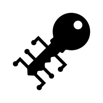 Encryption, key, personal data icon. Stock Illustration