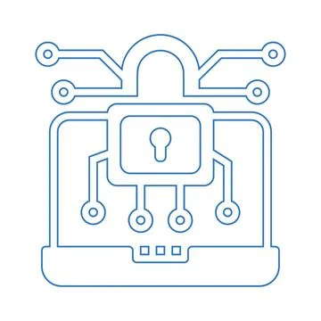 Encryption, security, vpn icon Stock Illustration
