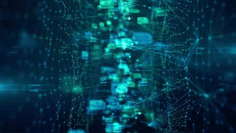 Encryption Technology Cyber Attack Prevention Wireless Infrastructure Access Stock Footage 313571070