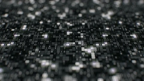 Encryption of visualization digital big data generated by artificial Video stock 93602259