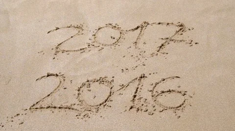 End of 2016, beginning of 2017 Stock Footage 67732829