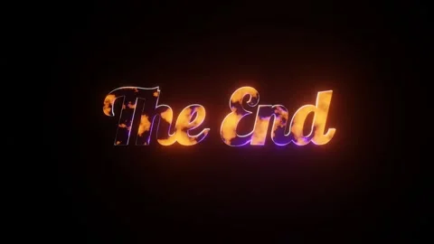 The End Animated Logo 스톡 동영상 157613894