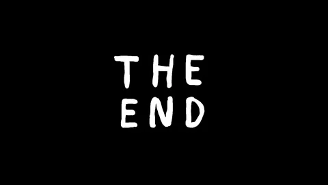 The End Animation. | Stock Video | Pond5