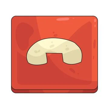 End Call Button illustration Stock Illustration