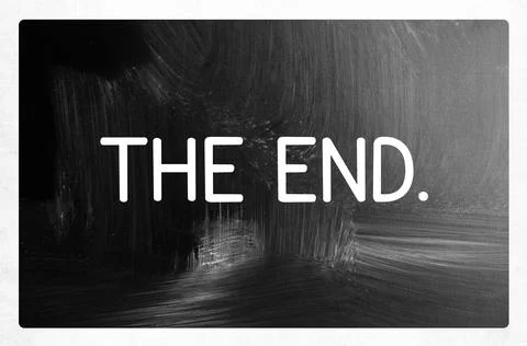 The end concept Stock Photos