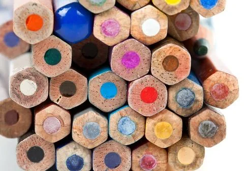End of crayons end of crayons in a bunch of related Copyright: xZoonar.com... Stock Photos