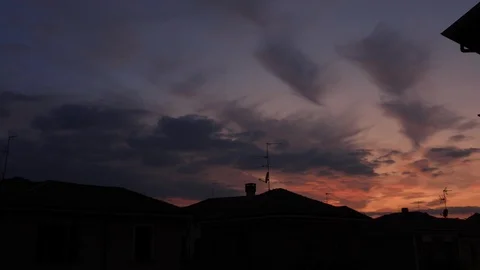End of day in timelapse Stock Footage 114352592